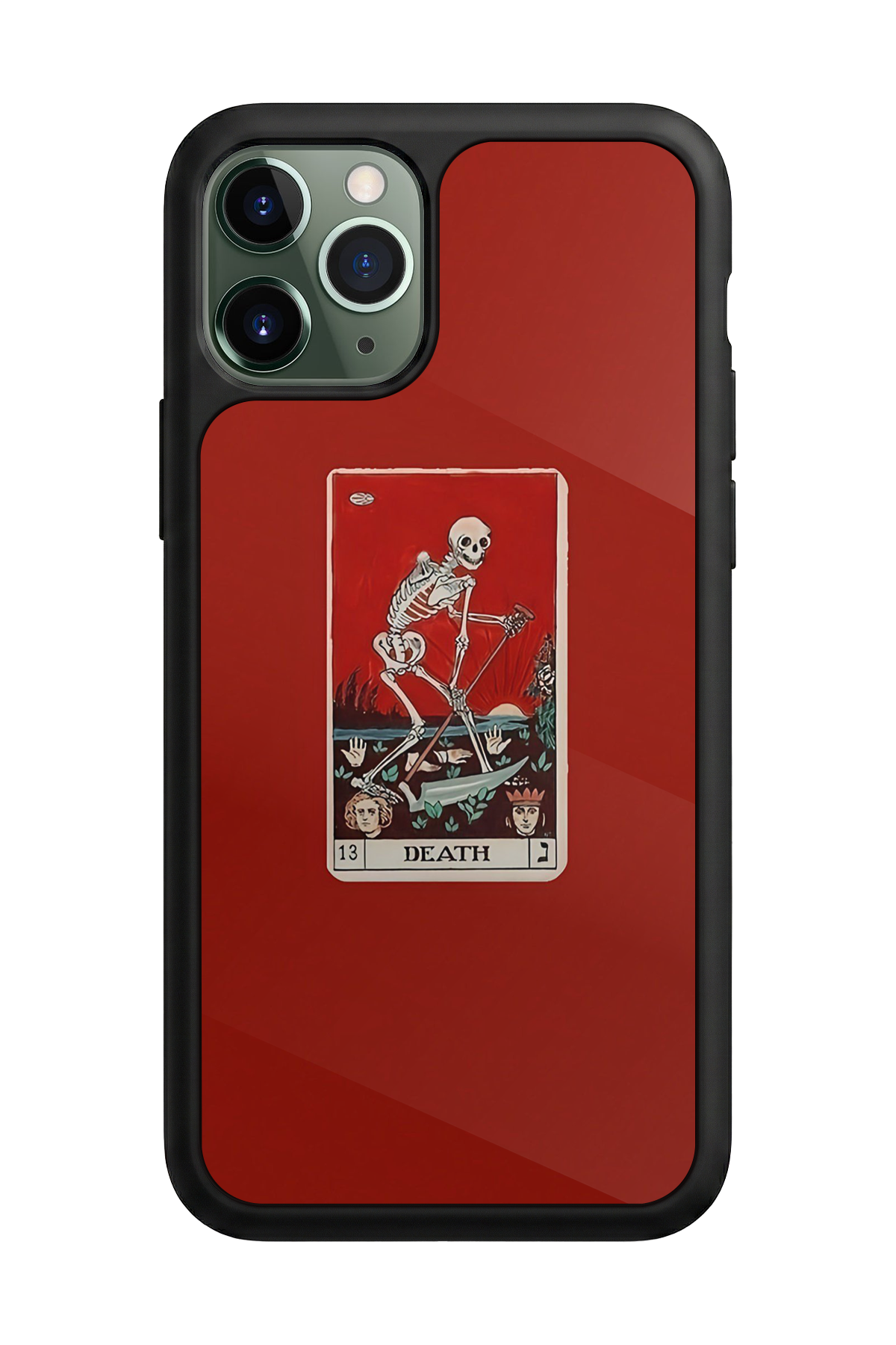 iPhone 11 Pro Uyumlu Kirmizi Tasarımlı Glossy Premium Kılıf