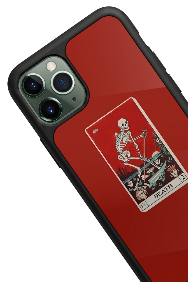 iPhone 11 Pro Uyumlu Kirmizi Tasarımlı Glossy Premium Kılıf