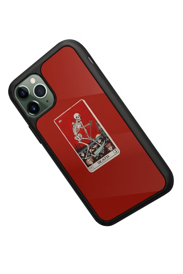 iPhone 11 Pro Uyumlu Kirmizi Tasarımlı Glossy Premium Kılıf