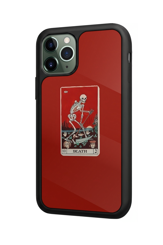 iPhone 11 Pro Uyumlu Kirmizi Tasarımlı Glossy Premium Kılıf