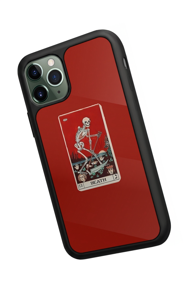 iPhone 11 Pro Uyumlu Kirmizi Tasarımlı Glossy Premium Kılıf