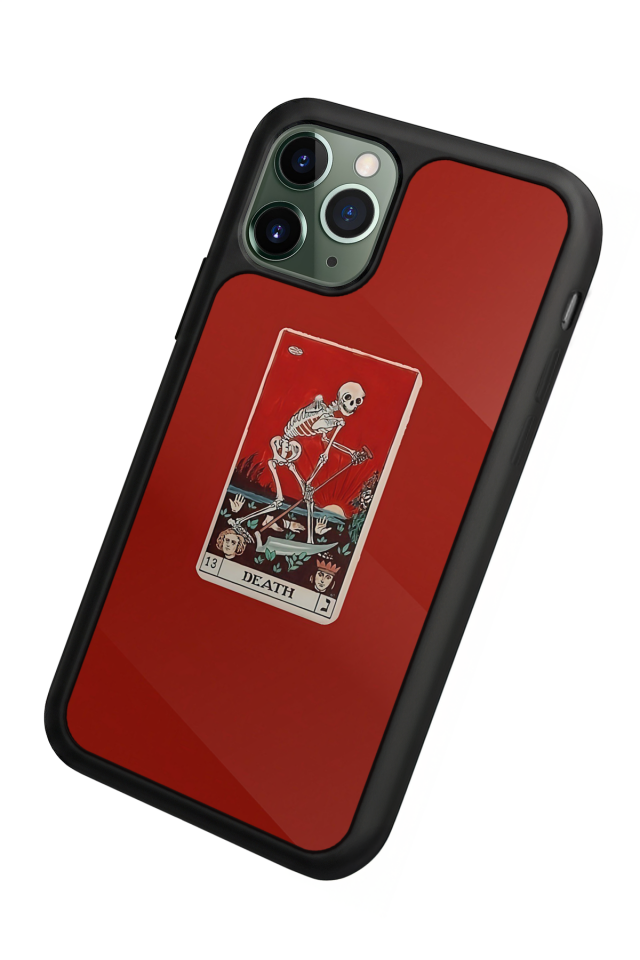 iPhone 11 Pro Uyumlu Kirmizi Tasarımlı Glossy Premium Kılıf