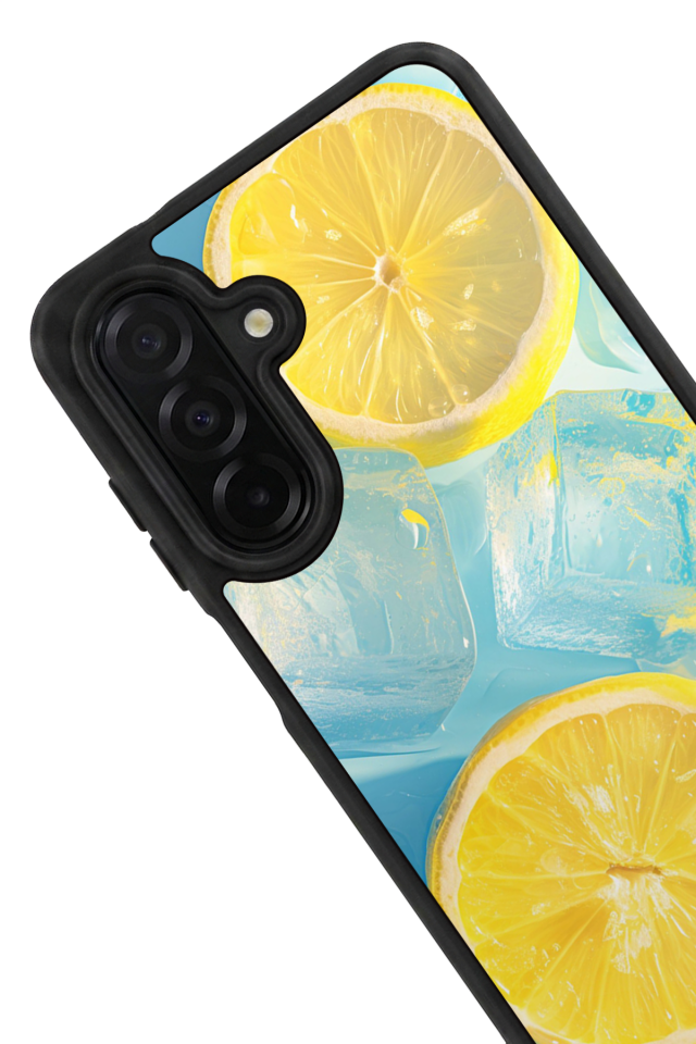 Samsung Galaxy A56 Uyumlu Limon Tasarımlı Glossy Premium Kılıf