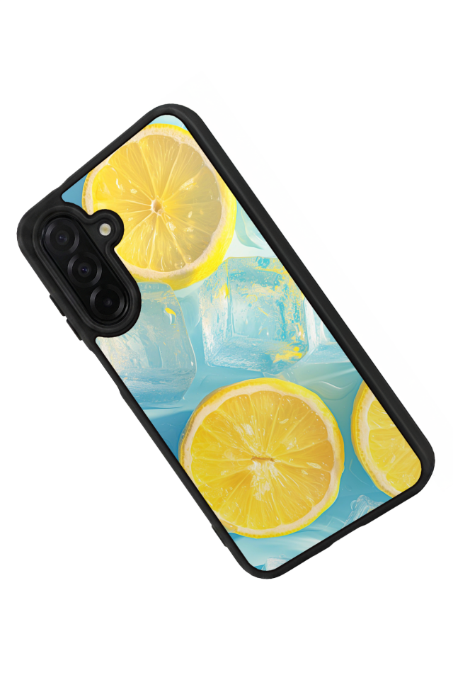 Samsung Galaxy A56 Uyumlu Limon Tasarımlı Glossy Premium Kılıf