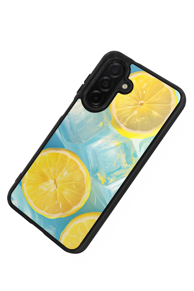 Samsung Galaxy A56 Uyumlu Limon Tasarımlı Glossy Premium Kılıf