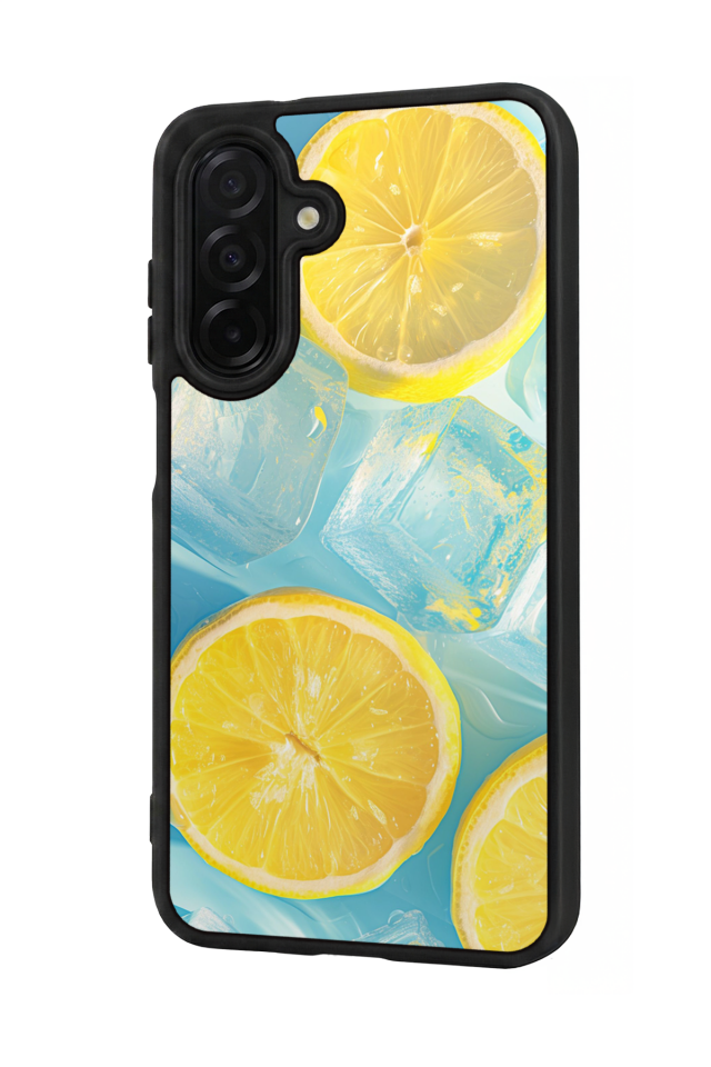 Samsung Galaxy A56 Uyumlu Limon Tasarımlı Glossy Premium Kılıf