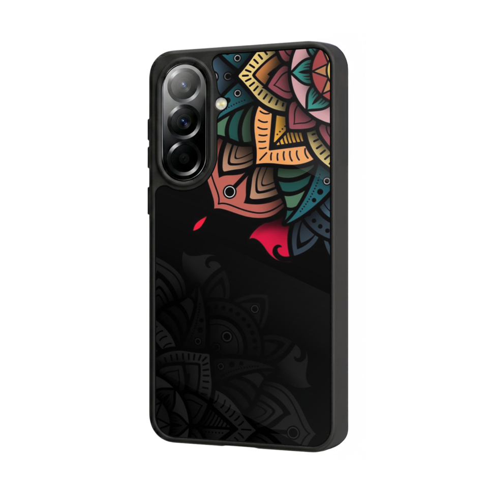 Samsung Galaxy A57 Uyumlu Mandala Tasarımlı Glossy Premium Kılıf
