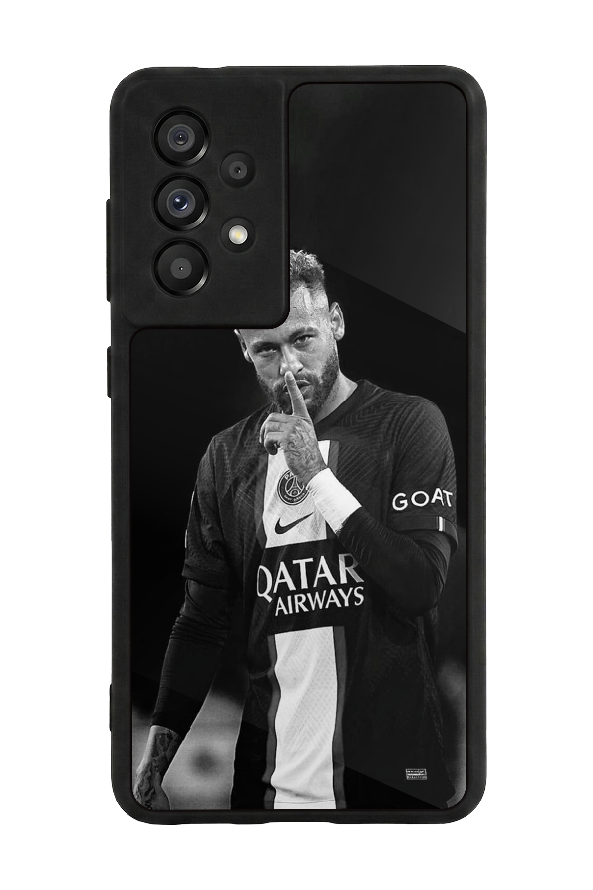 Samsung Galaxy A73 Uyumlu Neymar Tasarımlı Glossy Premium Kılıf