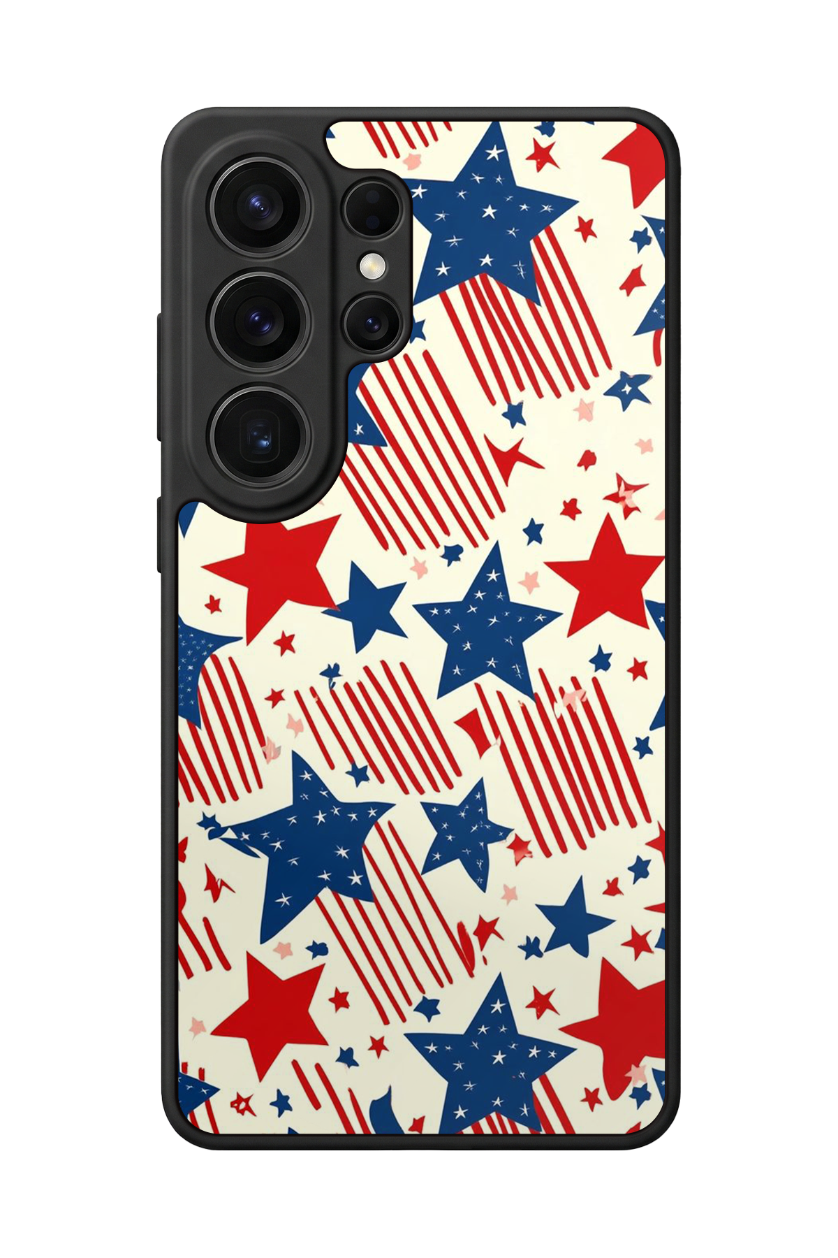 Samsung Galaxy S26 Ultra Uyumlu Retro Yildizlar Tasarımlı Glossy Premium Kılıf