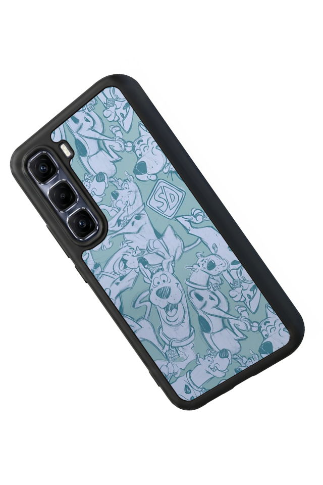 Infinix Hot 60 Pro Plus Uyumlu Scooby Doo Tasarımlı Glossy Premium Kılıf