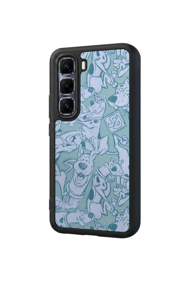 Infinix Hot 60 Pro Plus Uyumlu Scooby Doo Tasarımlı Glossy Premium Kılıf