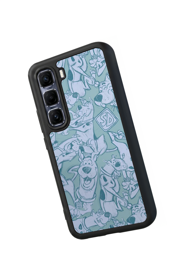 Infinix Hot 60 Pro Plus Uyumlu Scooby Doo Tasarımlı Glossy Premium Kılıf