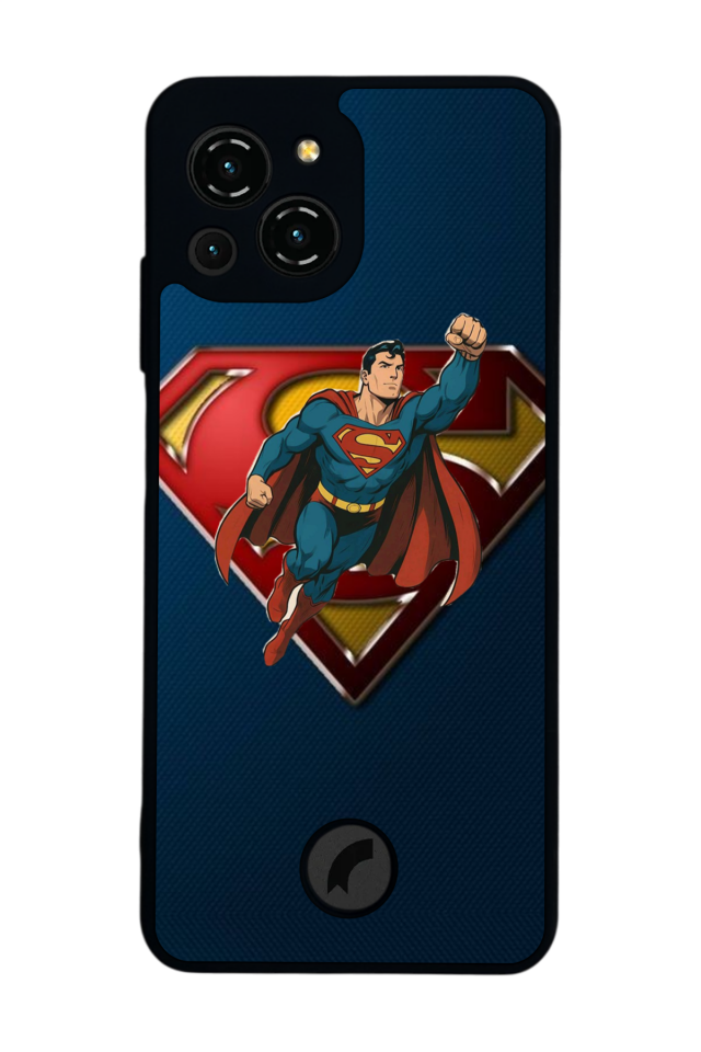 Reeder S23 Pro Max Uyumlu Superman Tasarımlı Glossy Premium Kılıf