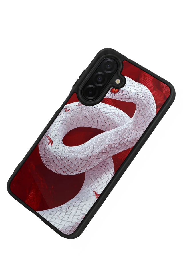 Samsung Galaxy A36 Uyumlu Yılan Tasarımlı Glossy Premium Kılıf