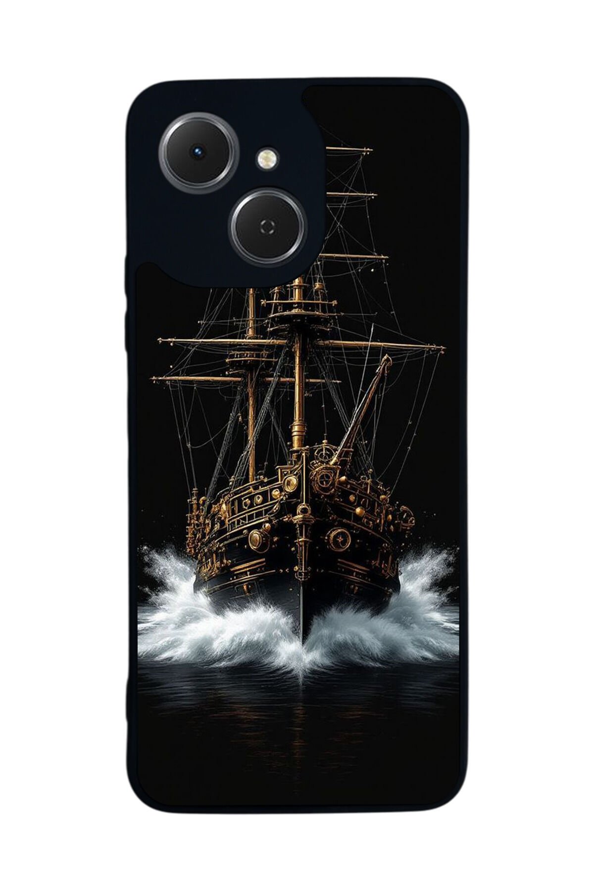 Tecno Spark 40C Uyumlu Korsan Tasarımlı Glossy Premium Kılıf