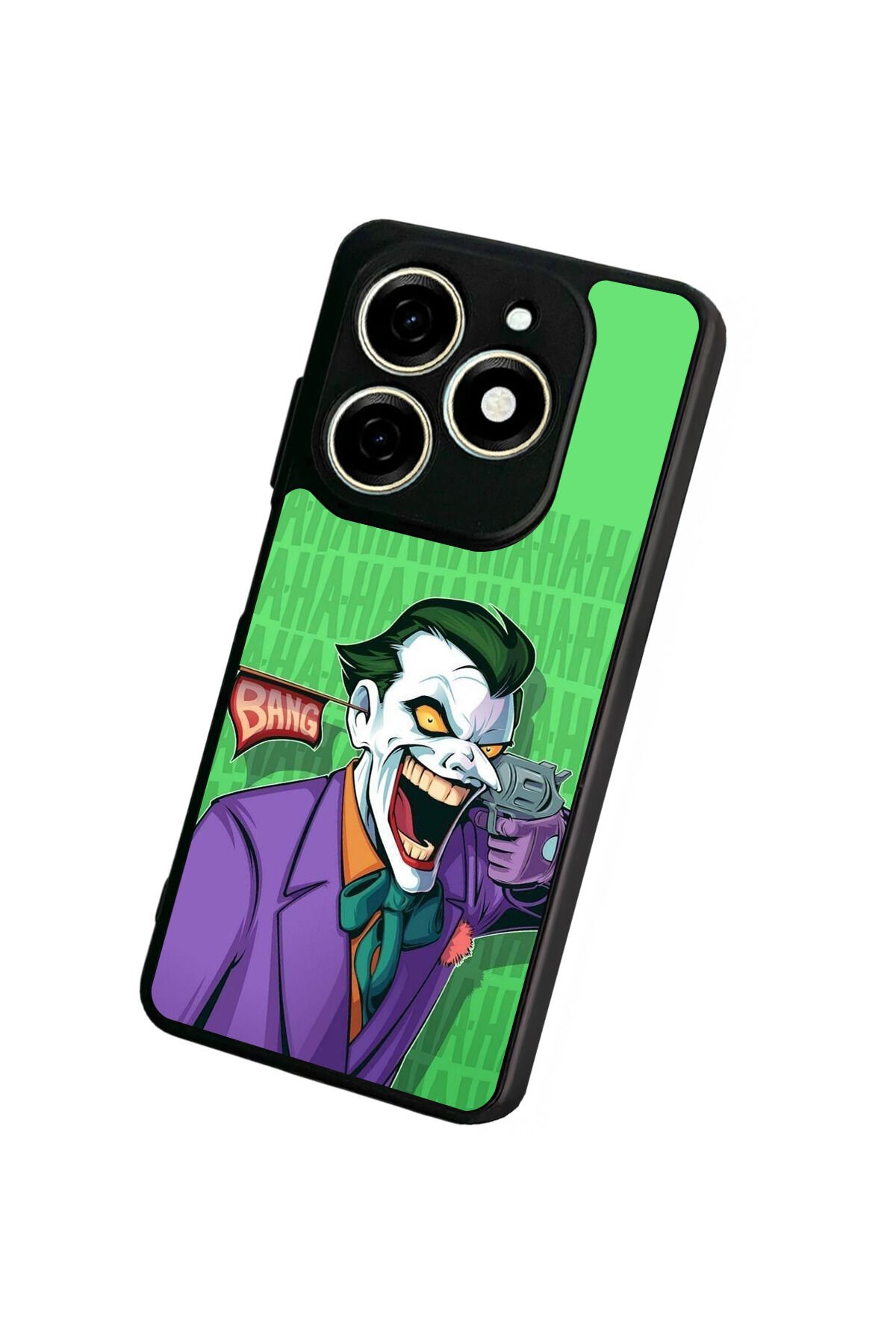 Tecno Spark 20/20C Uyumlu Joker Tasarımlı Glossy Premium Kılıf