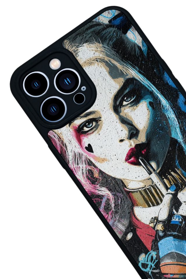 iPhone 13 Pro Max Uyumlu HarleyQueen Tasarımlı Glossy Premium Kılıf