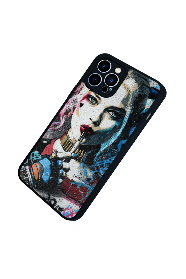 iPhone 13 Pro Max Uyumlu HarleyQueen Tasarımlı Glossy Premium Kılıf