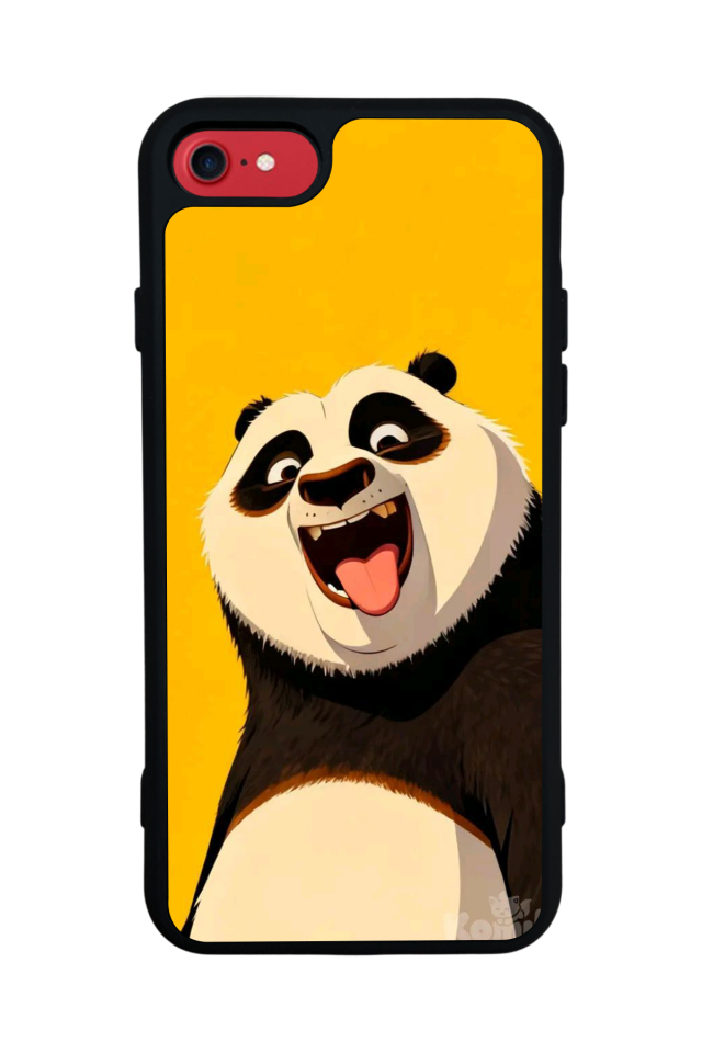 iPhone 8 Uyumlu Kung Fu Panda Tasarımlı Glossy Premium Kılıf