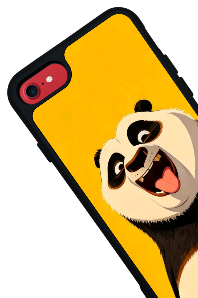 iPhone 8 Uyumlu Kung Fu Panda Tasarımlı Glossy Premium Kılıf