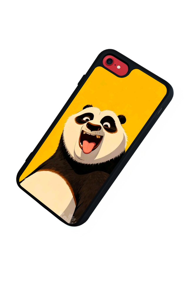 iPhone 8 Uyumlu Kung Fu Panda Tasarımlı Glossy Premium Kılıf