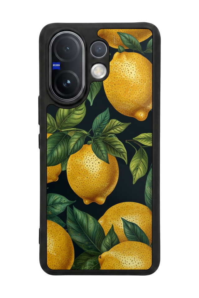 Vivo V60 Uyumlu Limon Tasarımlı Glossy Premium Kılıf