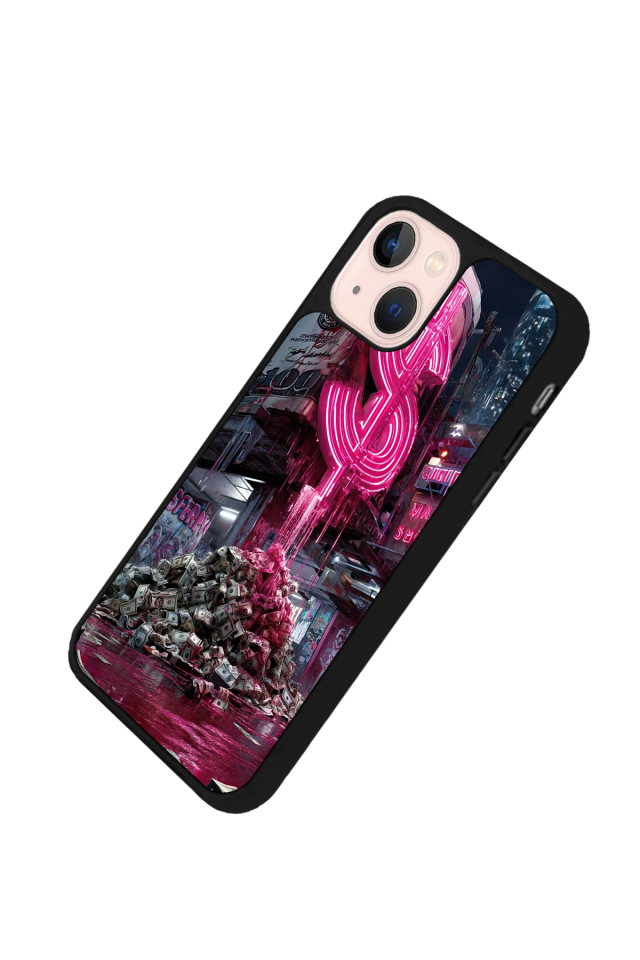 iPhone 15 Plus Uyumlu Para Tasarımlı Glossy Premium Kılıf