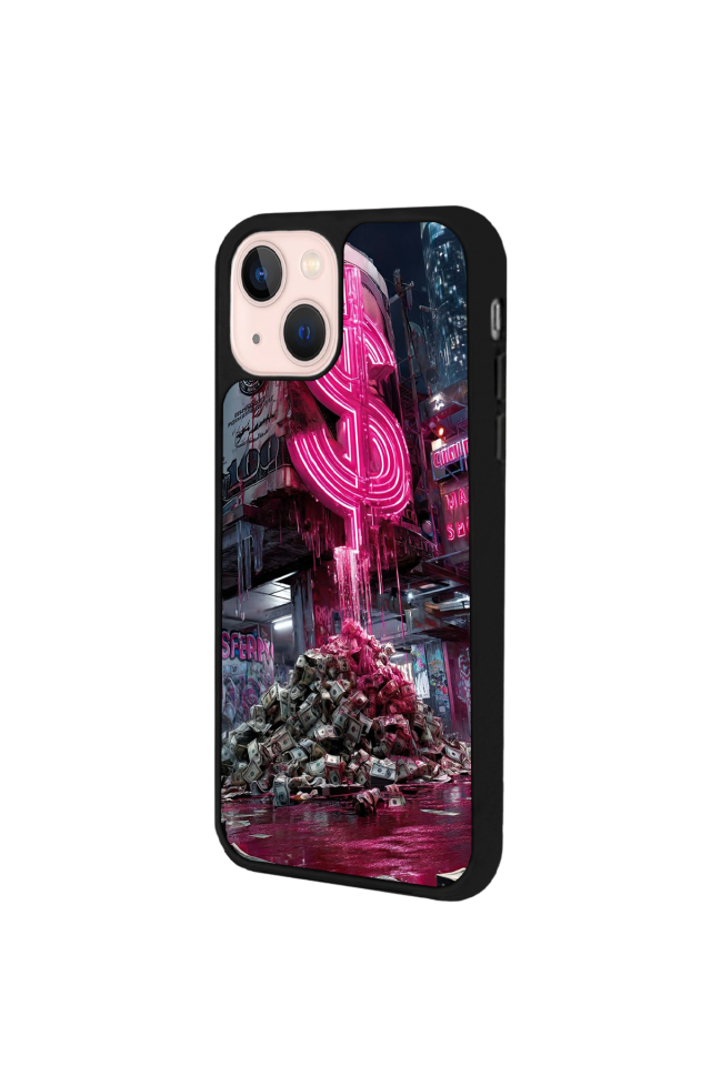 iPhone 15 Plus Uyumlu Para Tasarımlı Glossy Premium Kılıf
