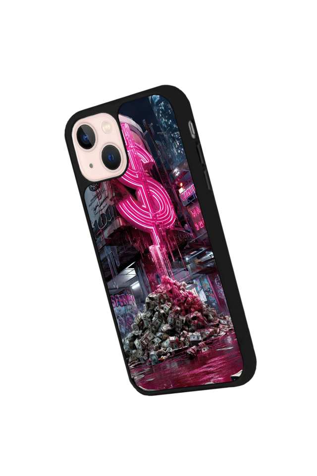 iPhone 15 Plus Uyumlu Para Tasarımlı Glossy Premium Kılıf