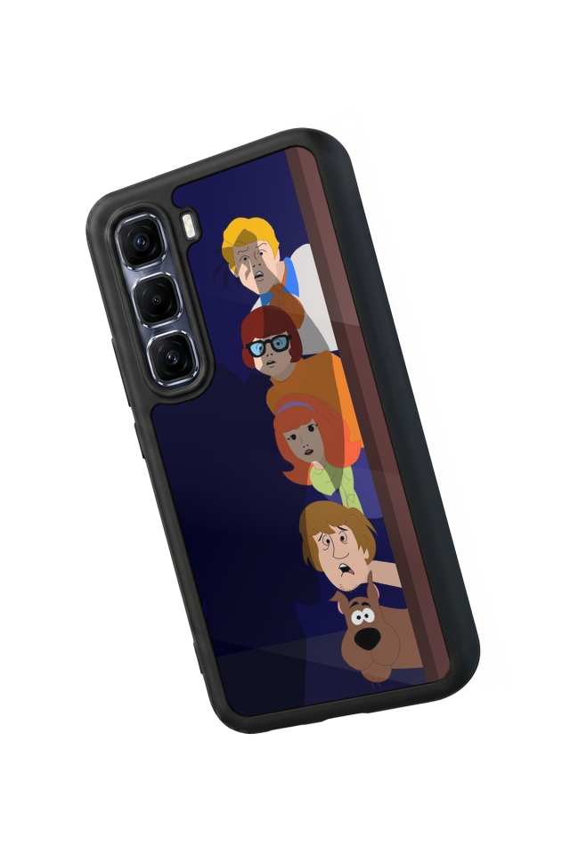 Infinix Hot 60 Pro Plus Uyumlu Scooby Doo Tasarımlı Glossy Premium Kılıf