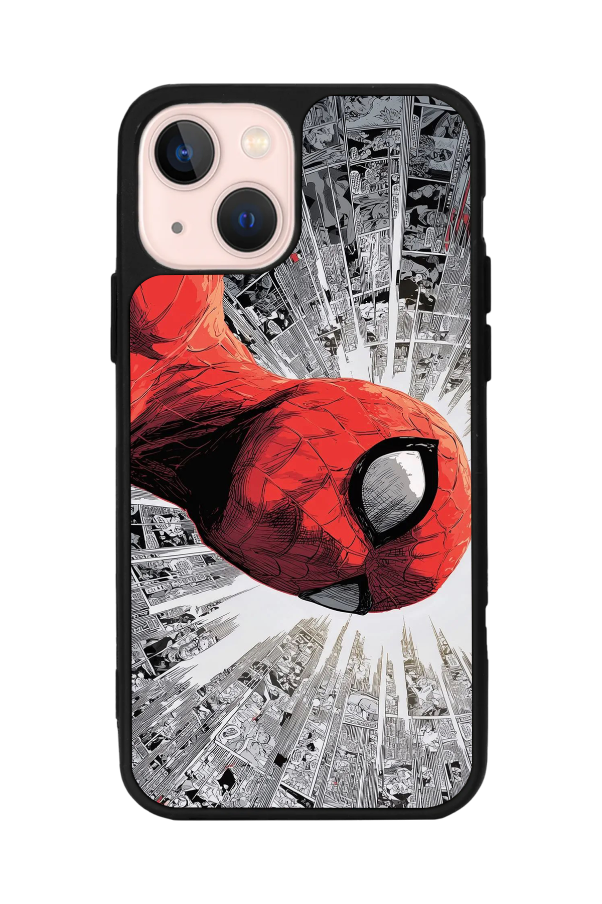 iPhone 13/14 Uyumlu Spider Man ( Örümcek Adam ) Tasarımlı Glossy Premium Kılıf