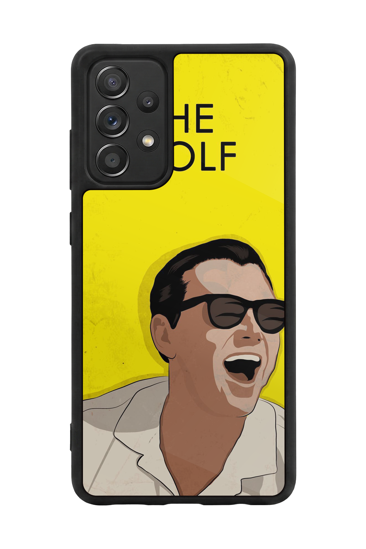 Samsung Galaxy A72 Uyumlu TheWolf Tasarımlı Glossy Premium Kılıf