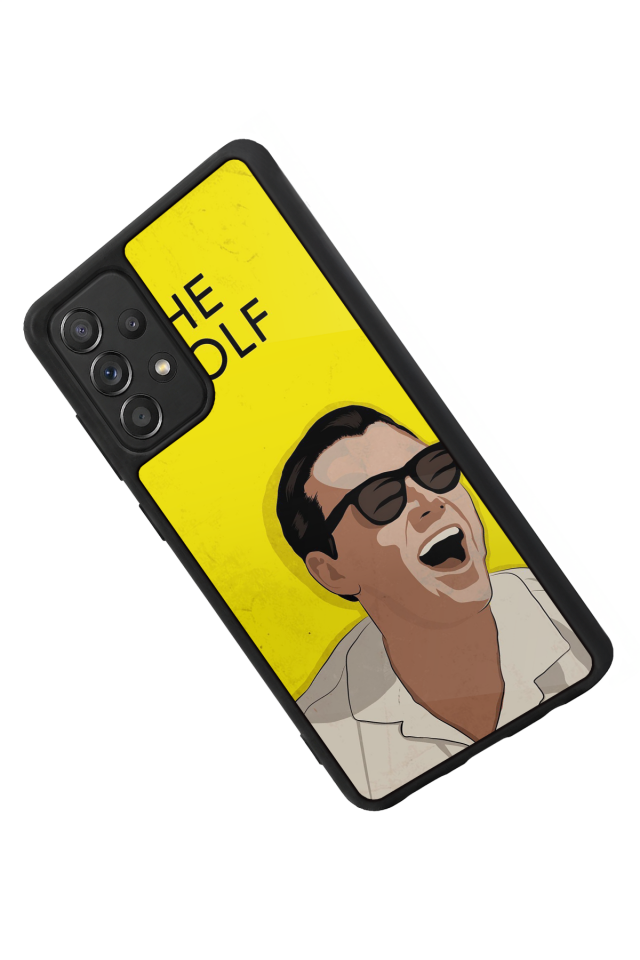 Samsung Galaxy A72 Uyumlu TheWolf Tasarımlı Glossy Premium Kılıf