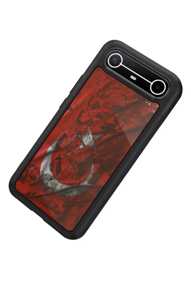 Tecno Spark Slim 5G Uyumlu Türk Bayragi Tasarımlı Glossy Premium Kılıf