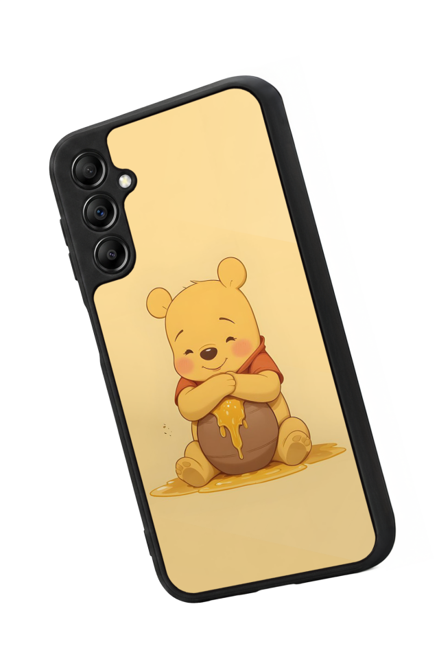 Samsung Galaxy A14 Uyumlu Winnie Tasarımlı Glossy Premium Kılıf