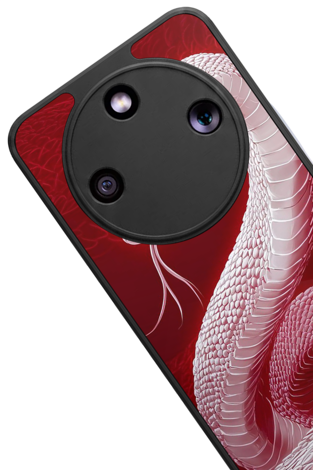 Honor Magic 8 Lite Uyumlu Ayı Tasarımlı Glossy Premium Kılıf