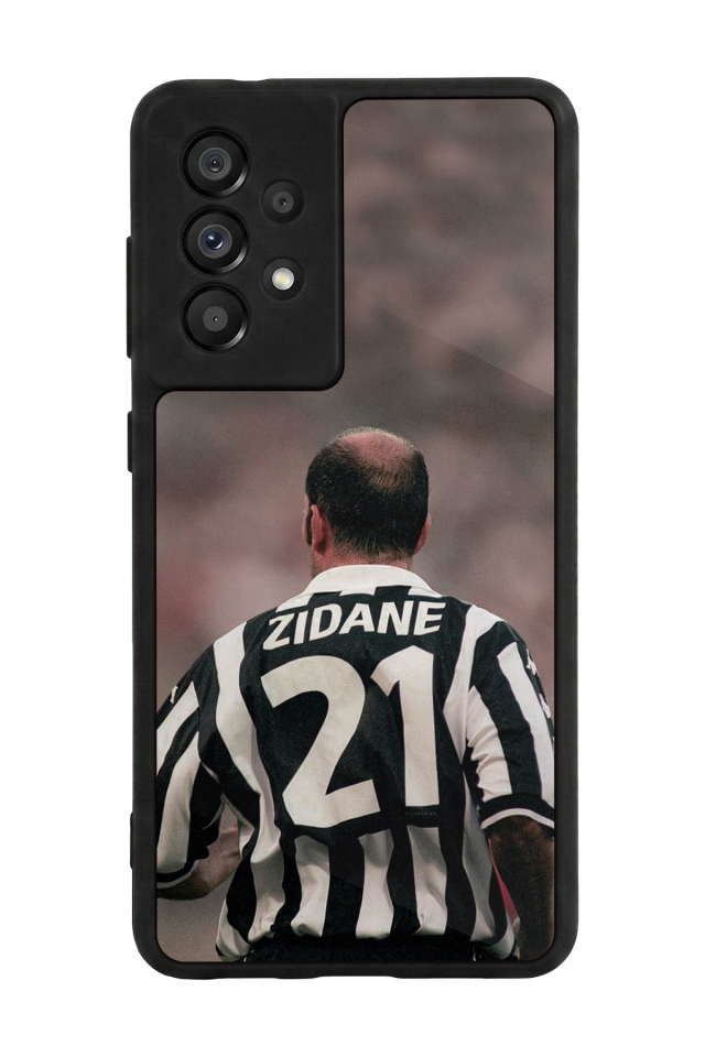 Samsung Galaxy A73 Uyumlu Zidane Tasarımlı Glossy Premium Kılıf