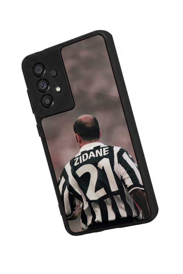 Samsung Galaxy A73 Uyumlu Zidane Tasarımlı Glossy Premium Kılıf