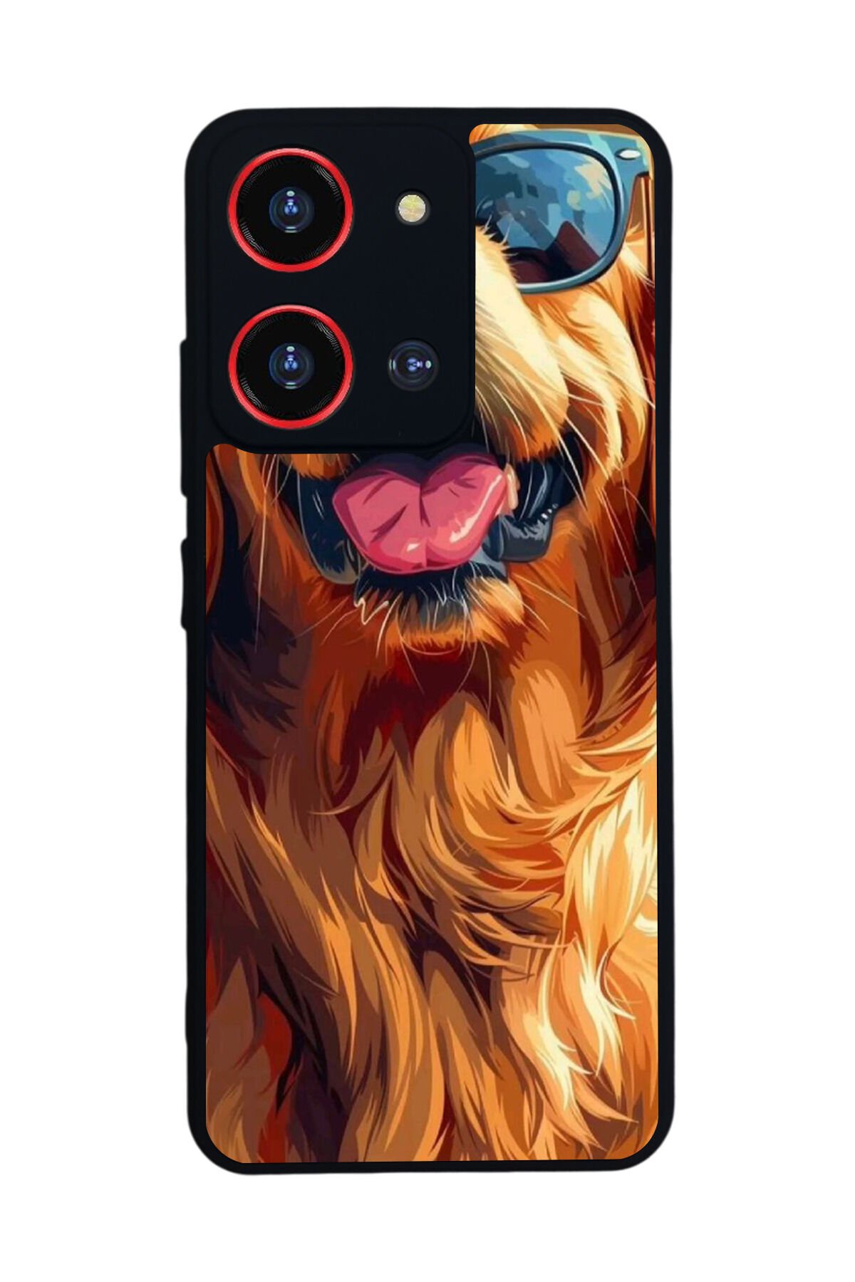 Reeder S19 Max Pro S 108MP Uyumlu Golden Kopek Tasarımlı Glossy Premium Kılıf