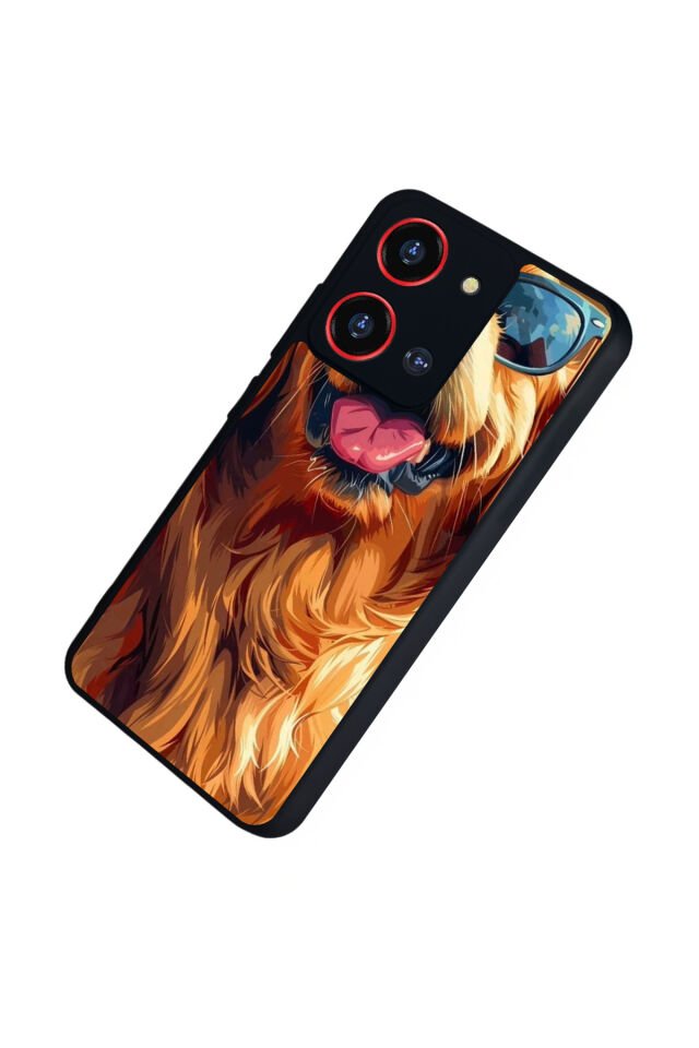 Reeder S19 Max Pro S 108MP Uyumlu Golden Kopek Tasarımlı Glossy Premium Kılıf