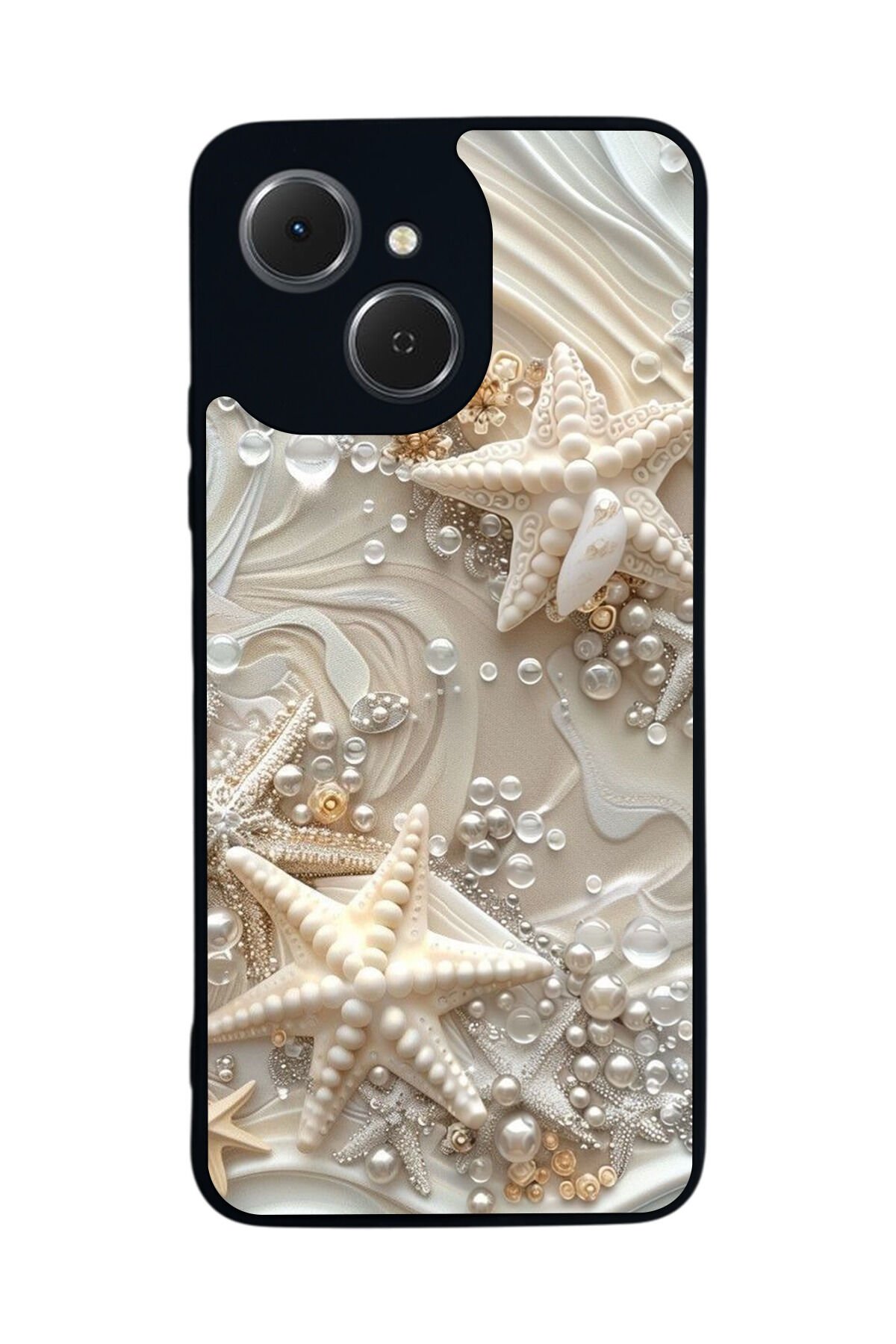 Tecno Spark 40C Uyumlu İnci Tasarımlı Glossy Premium Kılıf
