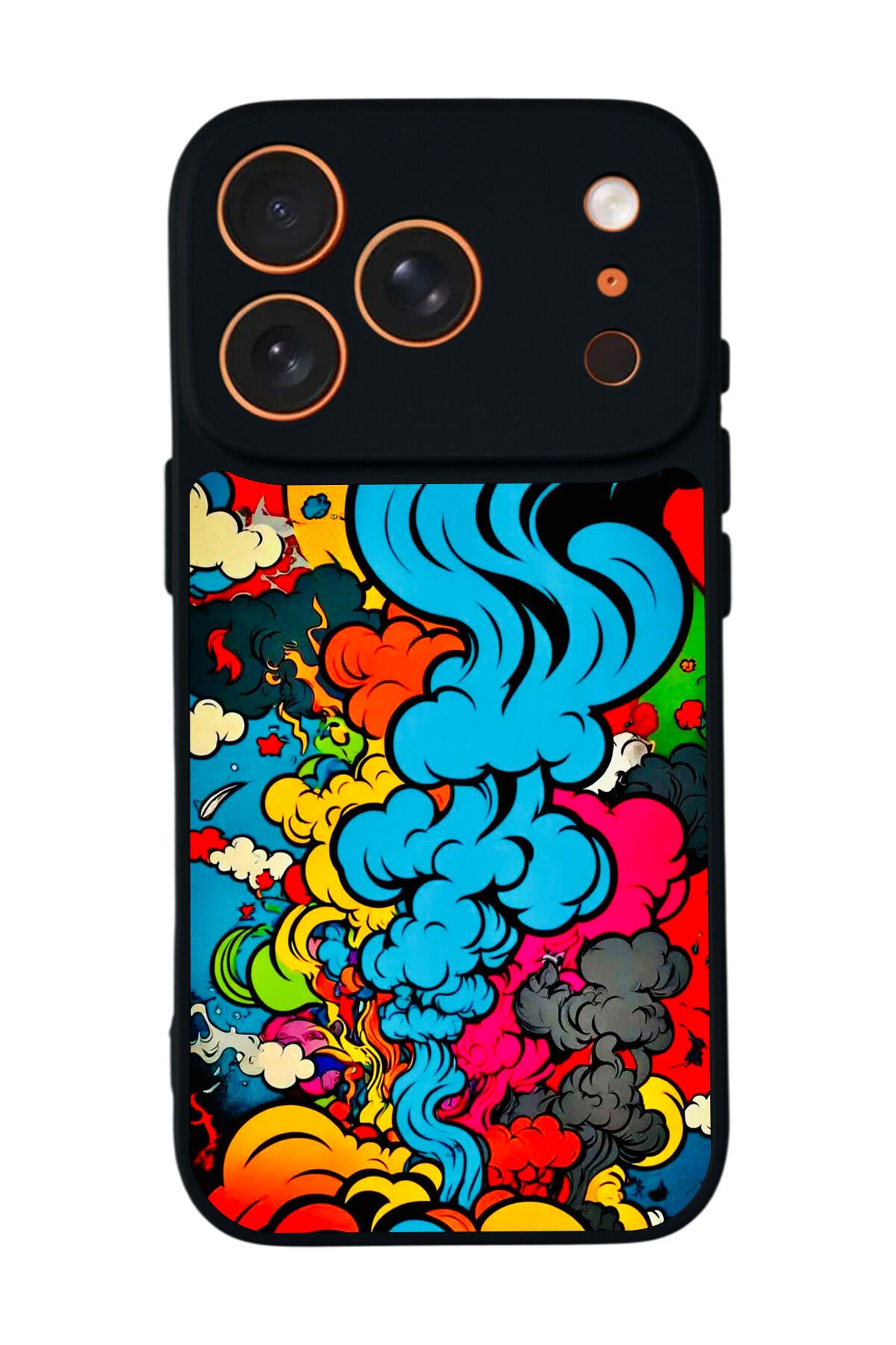 iPhone 17 Pro Max Uyumlu Abstract Tasarımlı Glossy Premium Kılıf