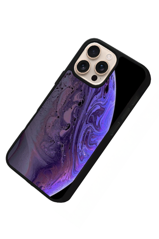 iPhone 15 Pro Uyumlu Ay Tasarımlı Glossy Premium Kılıf