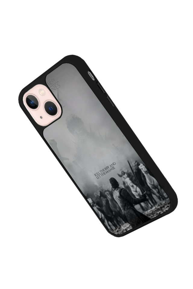 iPhone 14 Plus Uyumlu GameOfThrones Tasarımlı Glossy Premium Kılıf