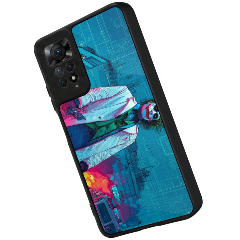 Xiaomi Redmi Note 11 Pro Uyumlu Joker Tasarımlı Glossy Premium Kılıf