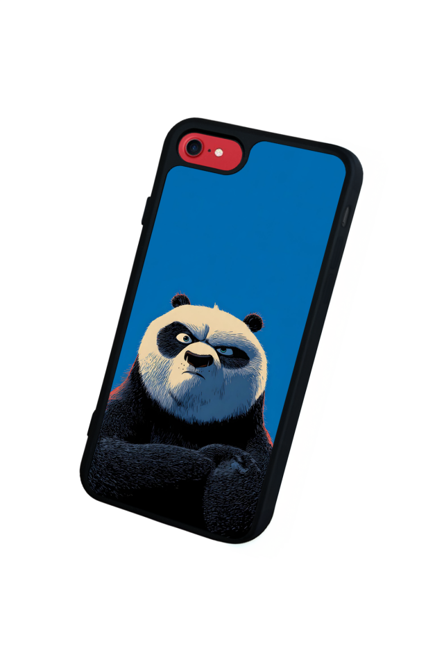 iPhone 8 Uyumlu Kung Fu Panda Tasarımlı Glossy Premium Kılıf