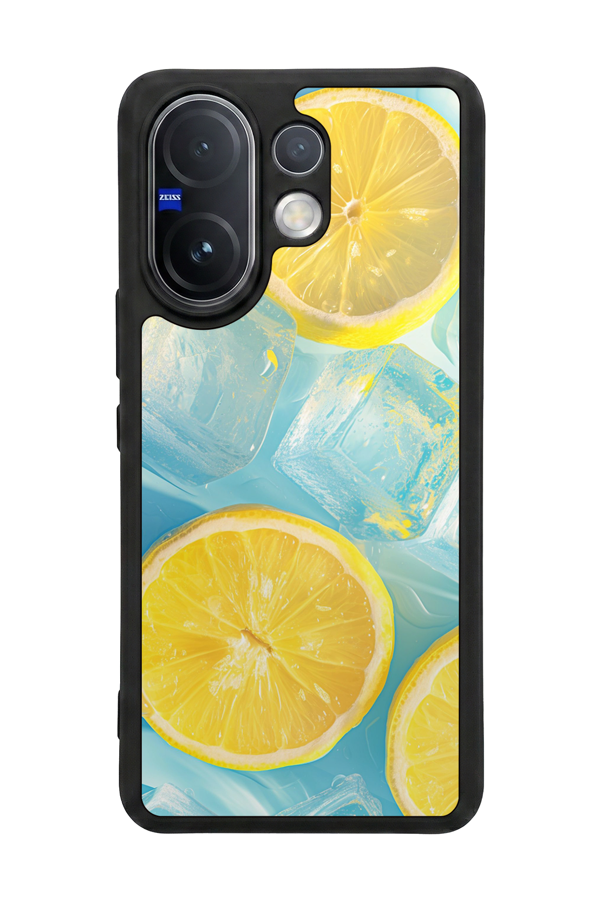 Vivo V60 Uyumlu Limon Tasarımlı Glossy Premium Kılıf