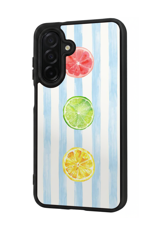 Samsung Galaxy A56 Uyumlu Limon Tasarımlı Glossy Premium Kılıf