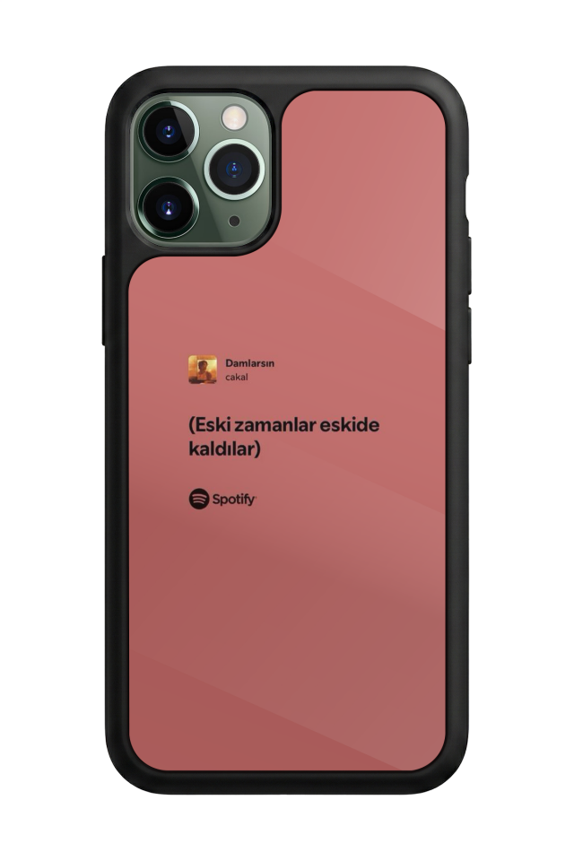 iPhone 11 Pro Uyumlu Sarki Sozleri Tasarımlı Glossy Premium Kılıf