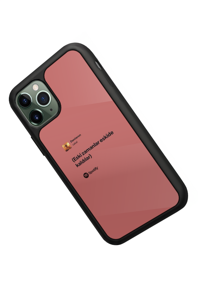 iPhone 11 Pro Uyumlu Sarki Sozleri Tasarımlı Glossy Premium Kılıf